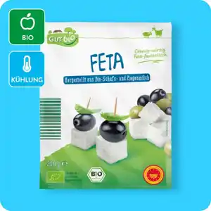 GUT BIO Bio-Feta, Aus Bio-Schafs- und -Ziegenmilch