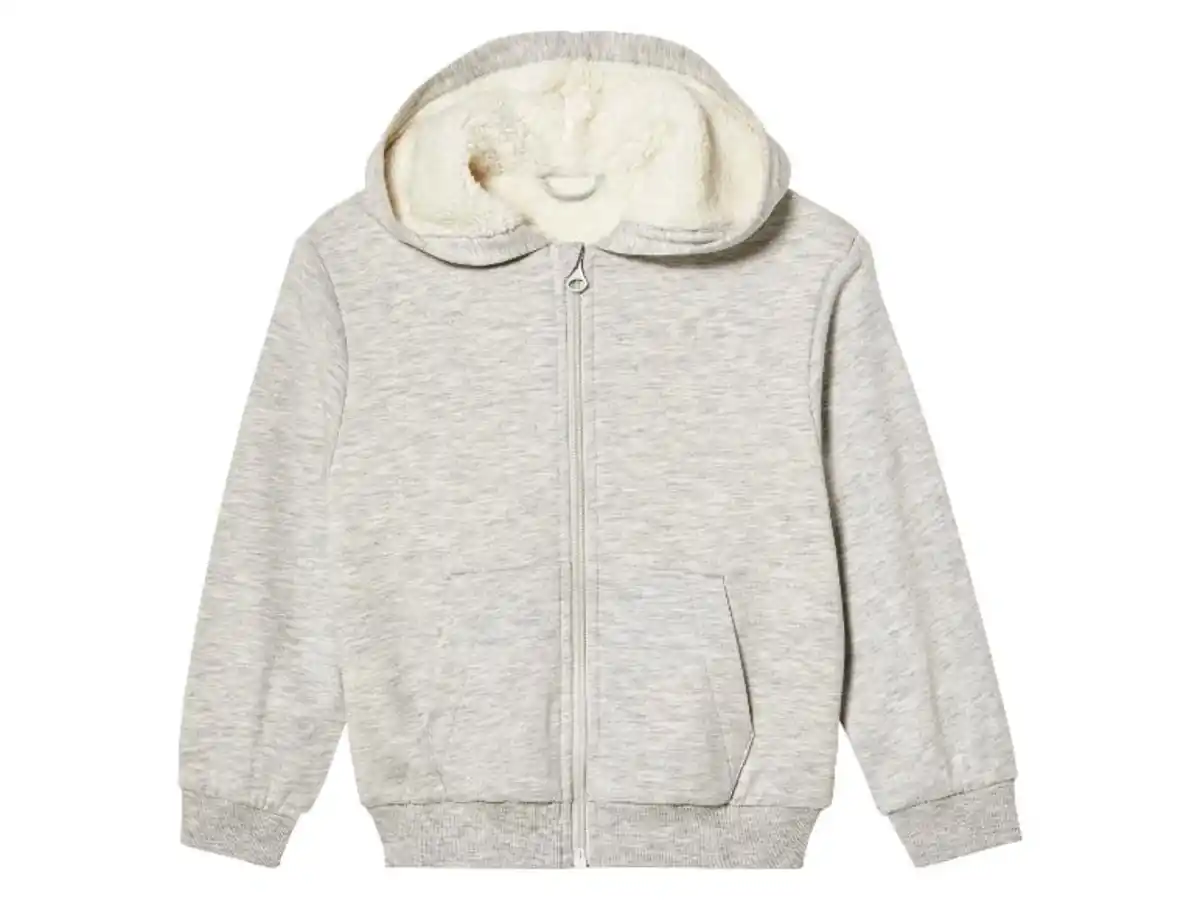 Bild 2 von lupilu® Kinder Sweatjacke, mit Teddyfutter