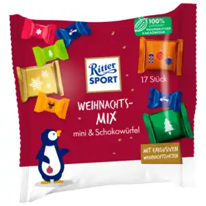 Ritter Sport Weihnachts-Mix oder Bunter-Mix