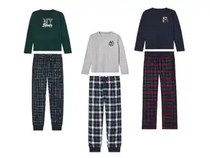 pepperts!® Kinder Pyjama, Hose aus weichem, wärmendem Flanell