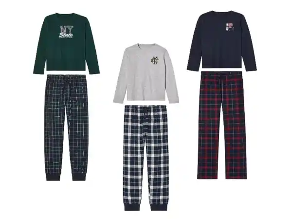 Bild 1 von pepperts!® Kinder Pyjama, Hose aus weichem, wärmendem Flanell