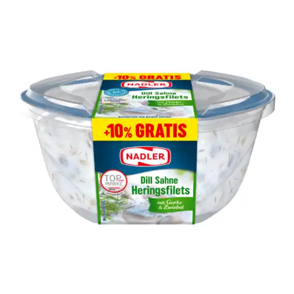 Bild 3 von NADLER Sahne-Heringsfilets 440g