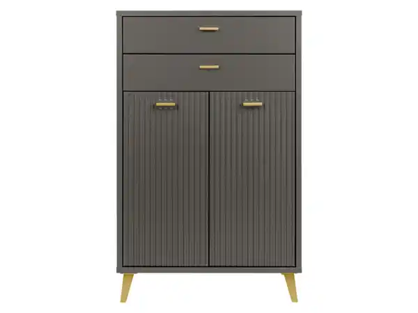 Bild 4 von LIVARNO home Bad-Seitenschrank, mit Wellenoptik,  2 Sets