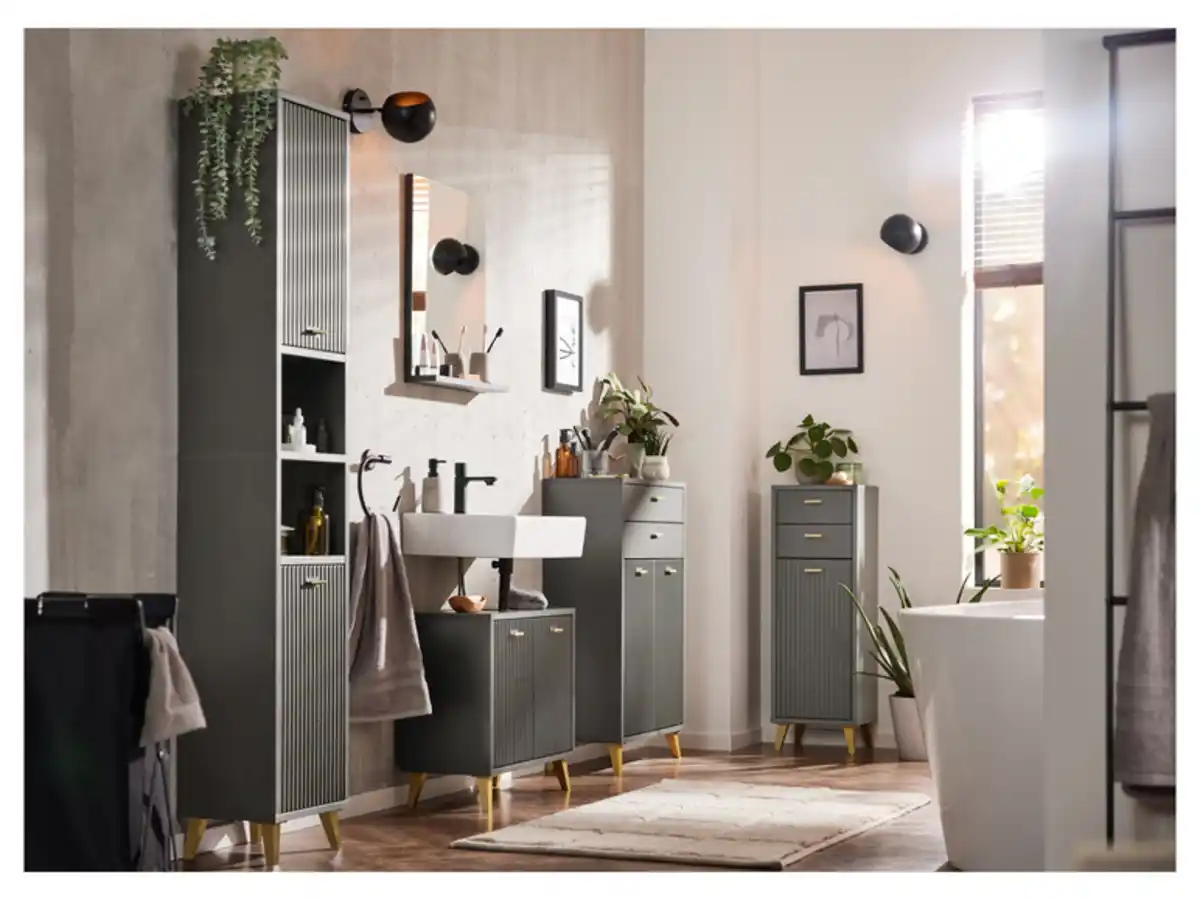 Bild 4 von LIVARNO home Wandspiegel, mit Ablage,  2 Sets