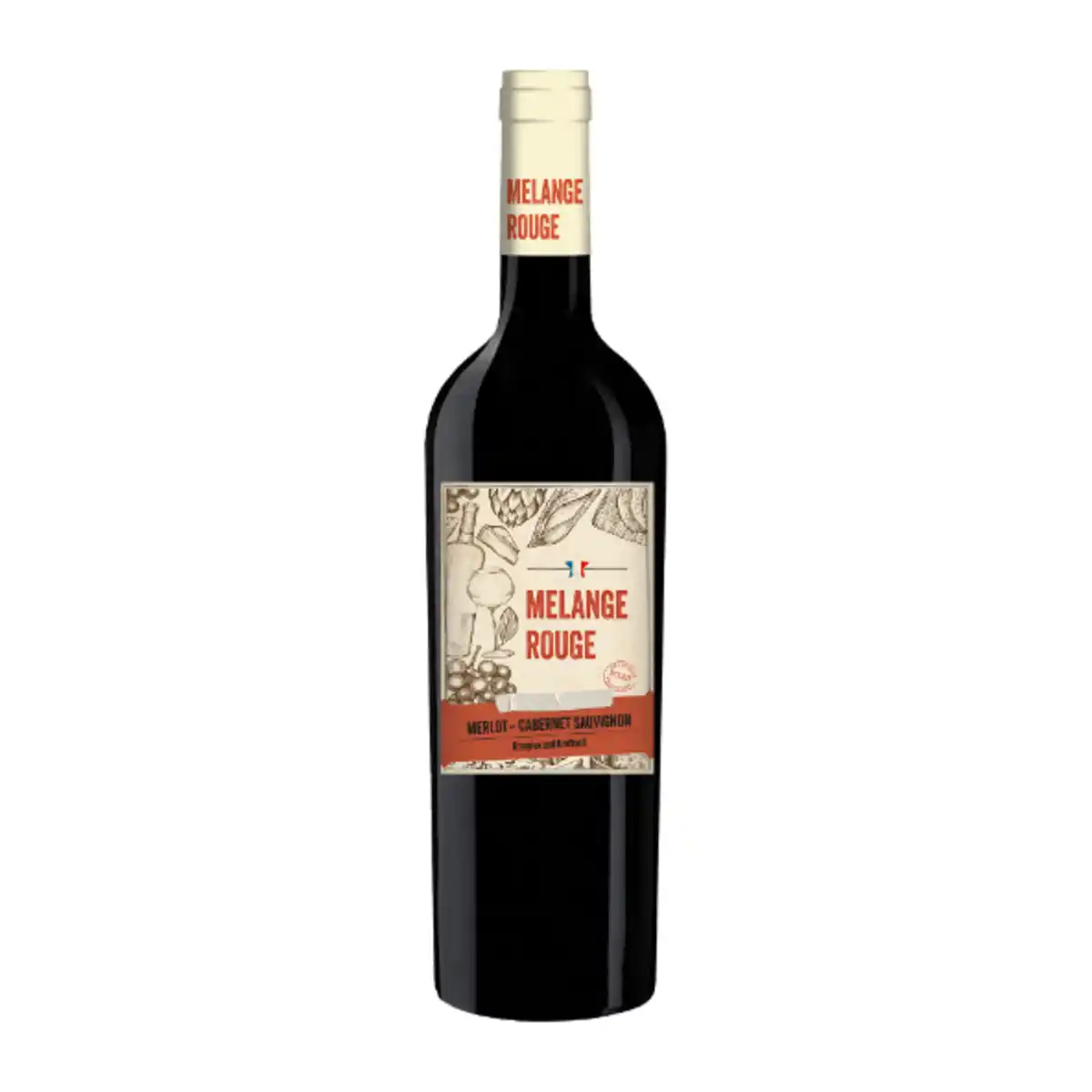 Bild 1 von MELANGE ROUGE Merlot-Cabernet Sauvignon VdF 2022 0,75L