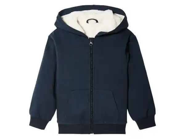 Bild 4 von lupilu® Kinder Sweatjacke, mit Teddyfutter
