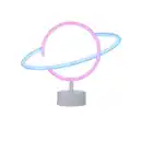 Bild 1 von Just Light LED-Neon-Bild 'Saturn' mehrfarbig 30 x 24 x 8,5 cm