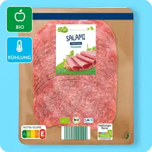 GUT BIO Bio-Salami, Luftgetrocknet oder mit grünem Pfeffer