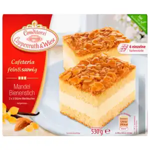 Coppenrath & Wiese Cafeteria fein & sahnig Mandel-Bienenstich