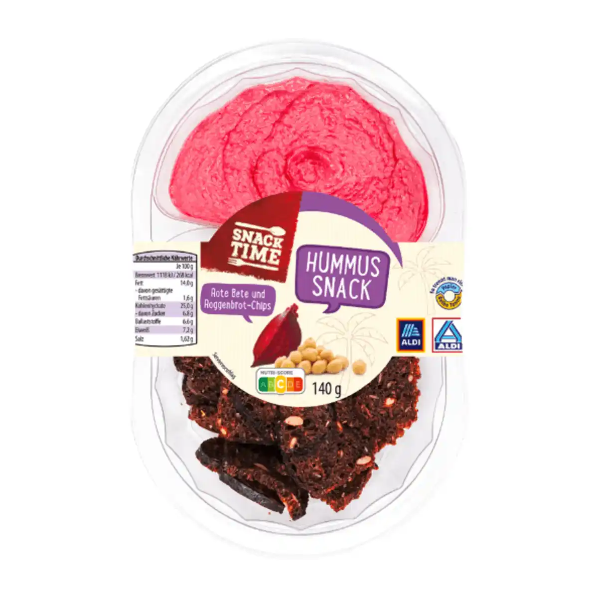 Bild 4 von SNACK TIME Hummus-Snack 140g