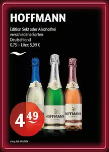 HOFFMANN Edition Sekt oder Alkoholfrei verschiedene Sorten Deutschland