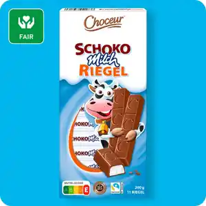 CHOCEUR Milchriegel, versch. Sorten