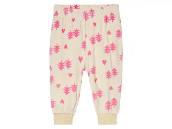 Bild 4 von lupilu® Baby Velours-Pyjama, mit Schulterknöpfung