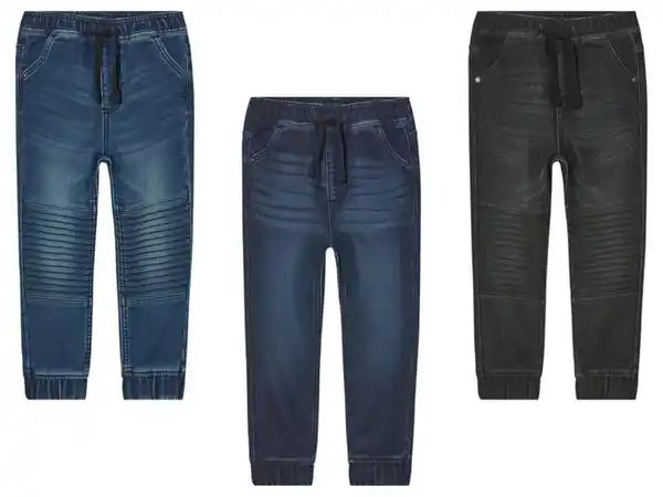 Bild 1 von lupilu® Kleinkinder Denim-Joggers mit Baumwolle