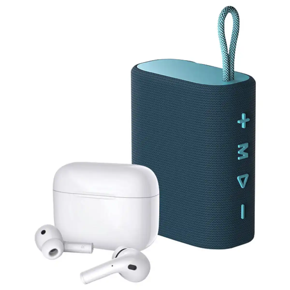 Bild 1 von In-Ear-Kopfhörer und Bluetooth Speaker, blau