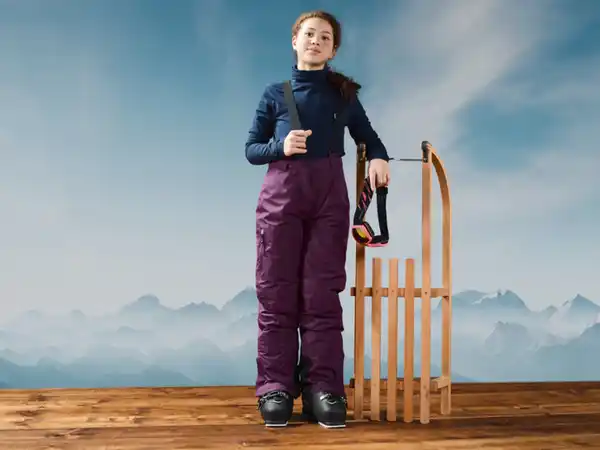 Bild 3 von CRIVIT Kinder Skihose mit Hosenträgern