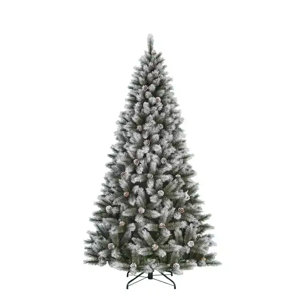 Bild 1 von toom Künstlicher Weihnachtsbaum 'Aspen' grün/frosted 120 cm