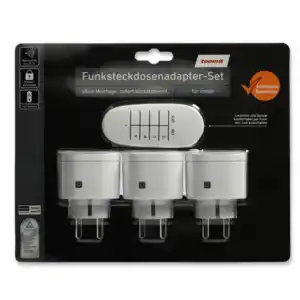 toom Funksteckdosenadapter-Set weiß, 4-teilig