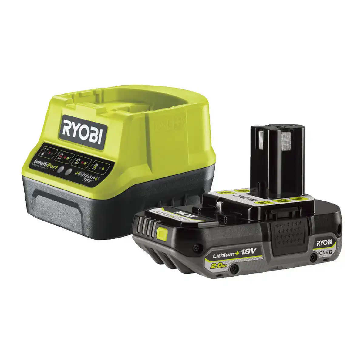 Bild 1 von Ryobi Starter-Set 'One+ HP RC18120-120C' Akku und Ladegerät, 18 V 2,0 Ah