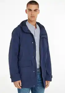 Tommy Hilfiger Parka GMD ROCKIE PARKA mit vielen Taschen, Blau