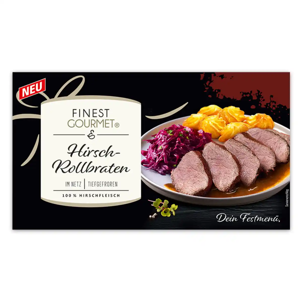 Bild 1 von Finest Gourmet Hirsch-Rollbraten