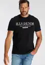 Bild 1 von H.I.S T-Shirt mit Logo-Print vorne, Schwarz