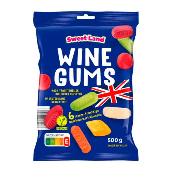 Bild 1 von SWEETLAND Wine Gums 500g