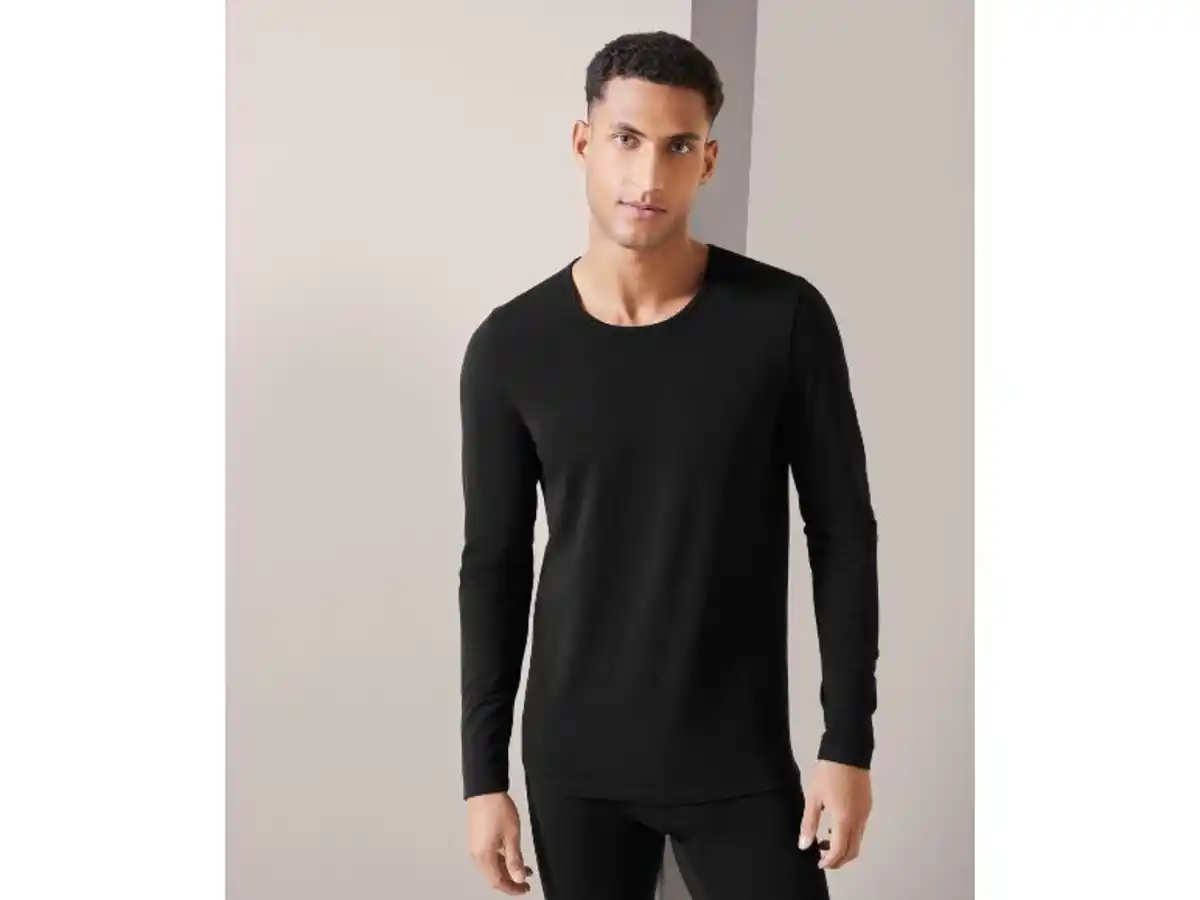 Bild 2 von LIVERGY® Herren Thermounterhemd mit Merinowolle