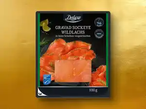 Deluxe MSC Gravad Sockeye Wildlachs,  100 g