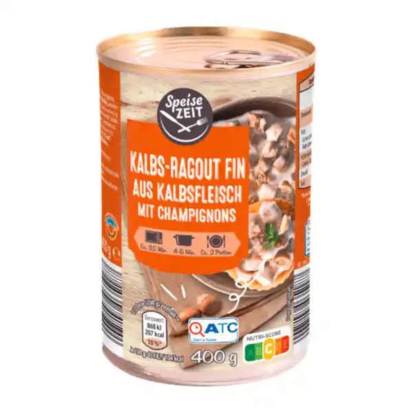 Bild 1 von SPEISEZEIT Ragout fin 400g