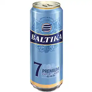 Export Lager Bier "Baltika Nr.7", 5,4% vol.