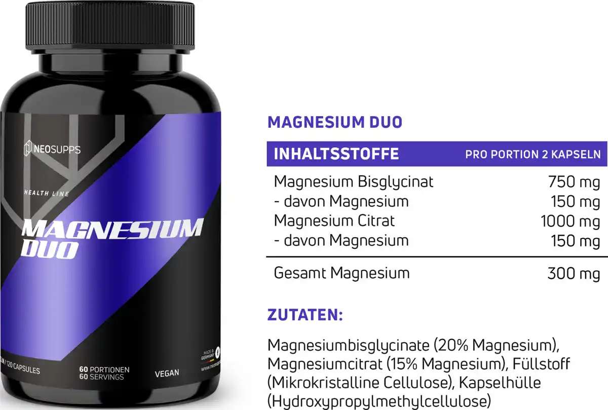 Bild 2 von Neosupps Magnesium Duo