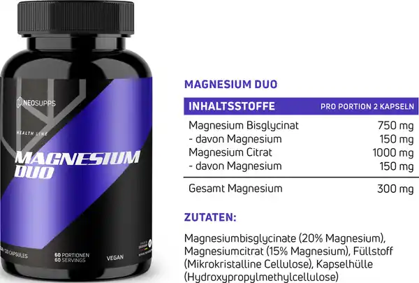 Bild 2 von Neosupps Magnesium Duo