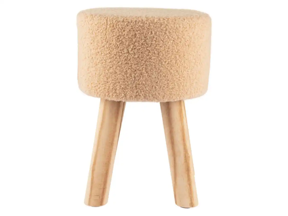 Bild 3 von LIVARNO home Fellhocker mit Kunstfellbezug