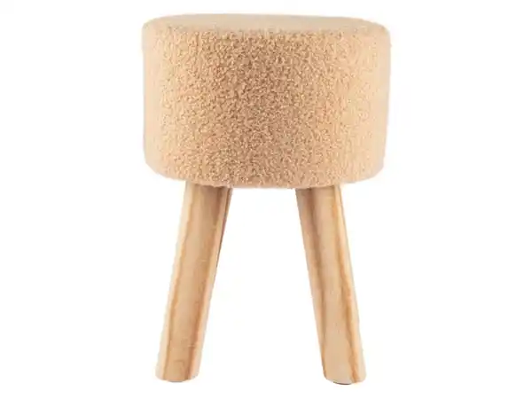 Bild 3 von LIVARNO home Fellhocker mit Kunstfellbezug