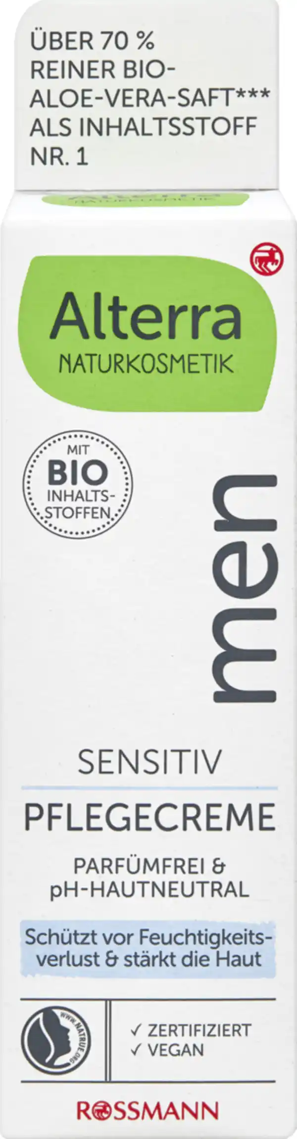 Bild 1 von Alterra NATURKOSMETIK men Sensitiv Pflegecreme, 50 ml