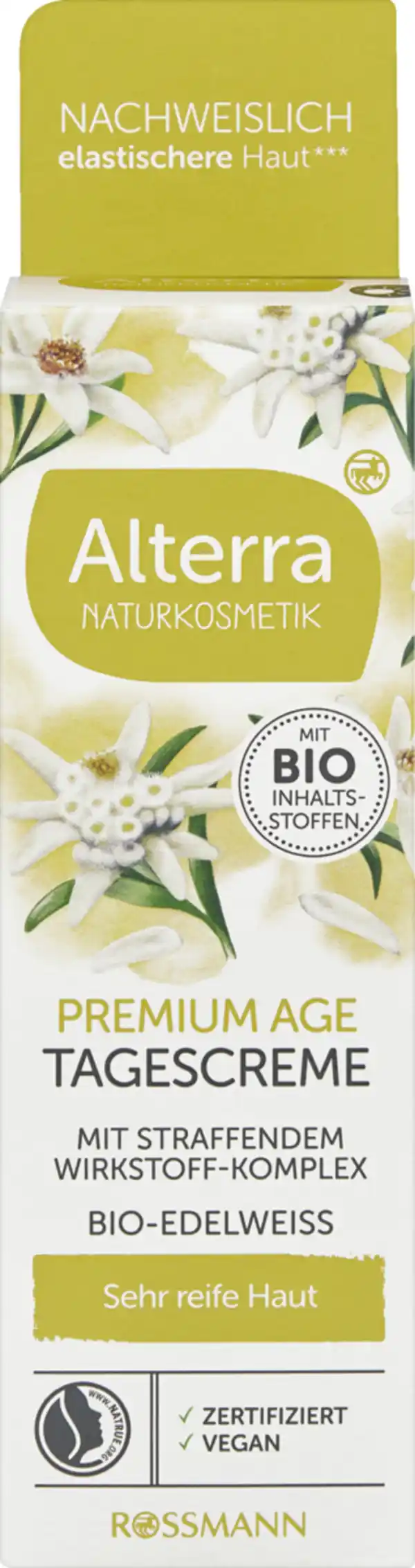 Bild 1 von Alterra NATURKOSMETIK Premium Age Tagescreme Bio-Edelweiss, 50 ml