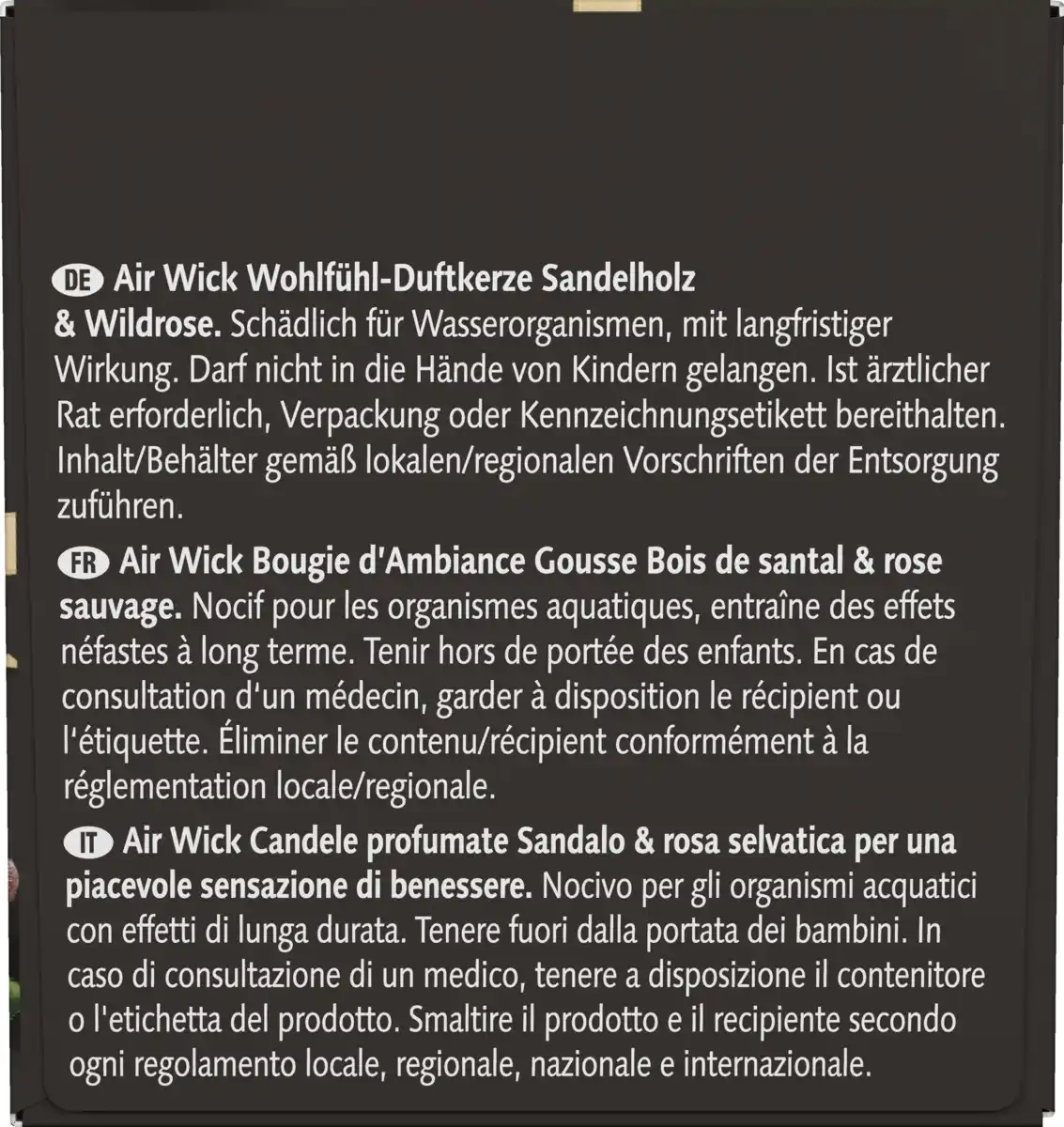 Bild 2 von Air Wick Wohlfühl-Duftkerze Sandelholz & Wildrose, 105 g