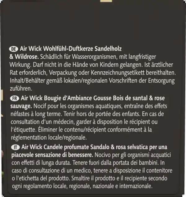 Bild 2 von Air Wick Wohlfühl-Duftkerze Sandelholz & Wildrose, 105 g