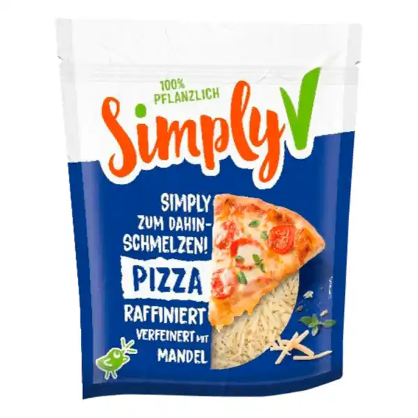 Bild 1 von Simply V Pizzakäse-Ersatz gerieben 180g