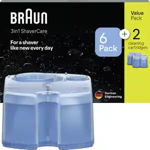 Braun 8er Set Pack 3in1 Shaver Care Reinigungskartusche