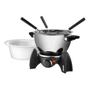 Unold Fondue-Set 48615 500 W, 6 Personen, Keramiktopf