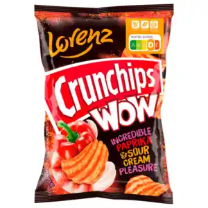 Lorenz Crunchips Wow Paprika 110g