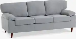 Sofa GEDVED 3-Sitzer hellgrau