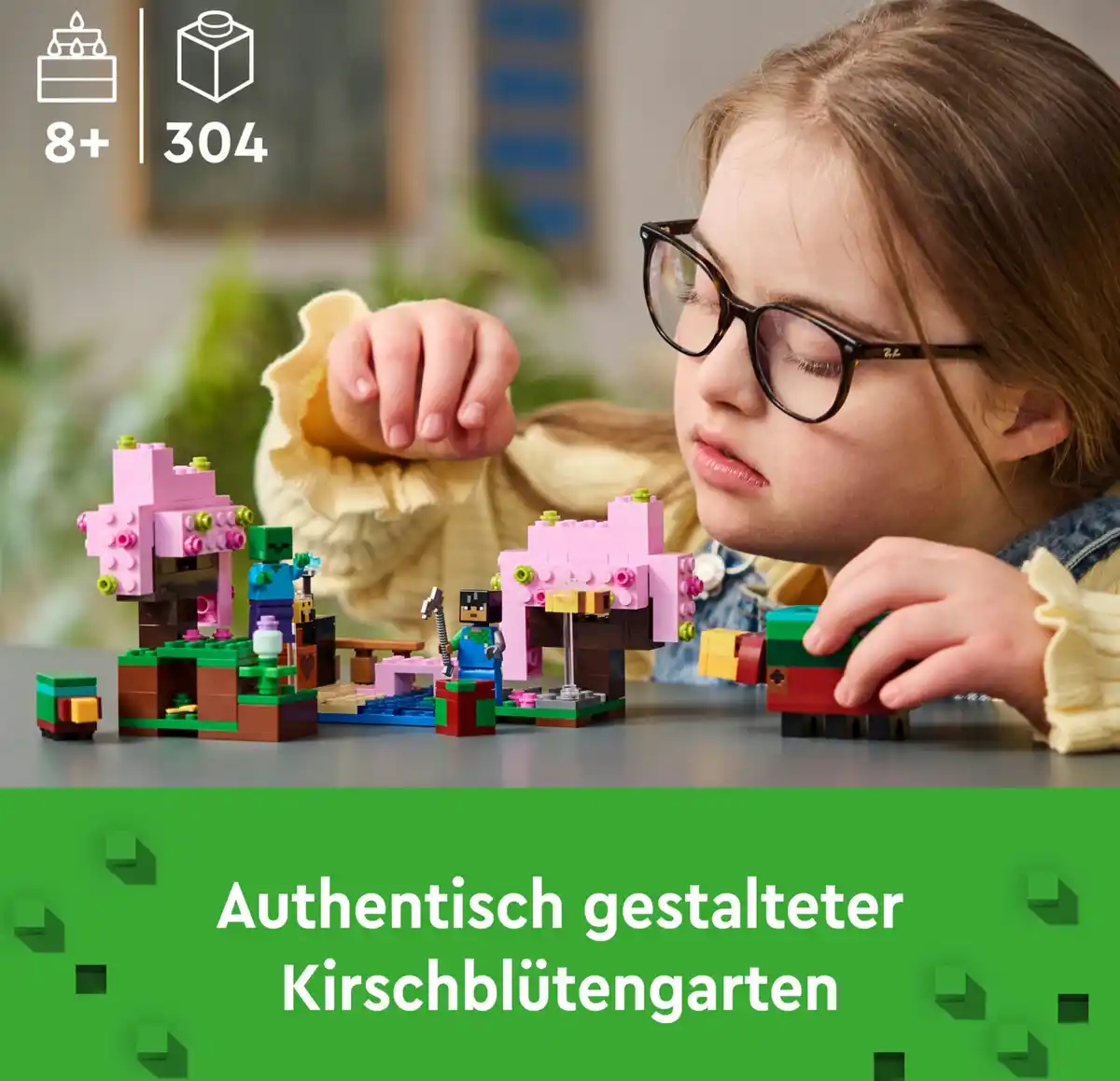 Bild 4 von LEGO Minecraft 21260 Der Kirschblütengarten
