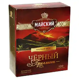 Schwarzer Tee aus Kenia "Majskij Tschornyj Brilliant" 100Btl...