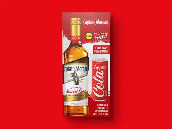 Bild 1 von Captain Morgan & Freeway Geschenkset