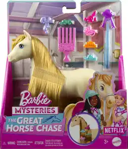 Mattel Barbie Mysteries: Das geheimnisvolle Pferdeabenteuer Pony & Zubehör