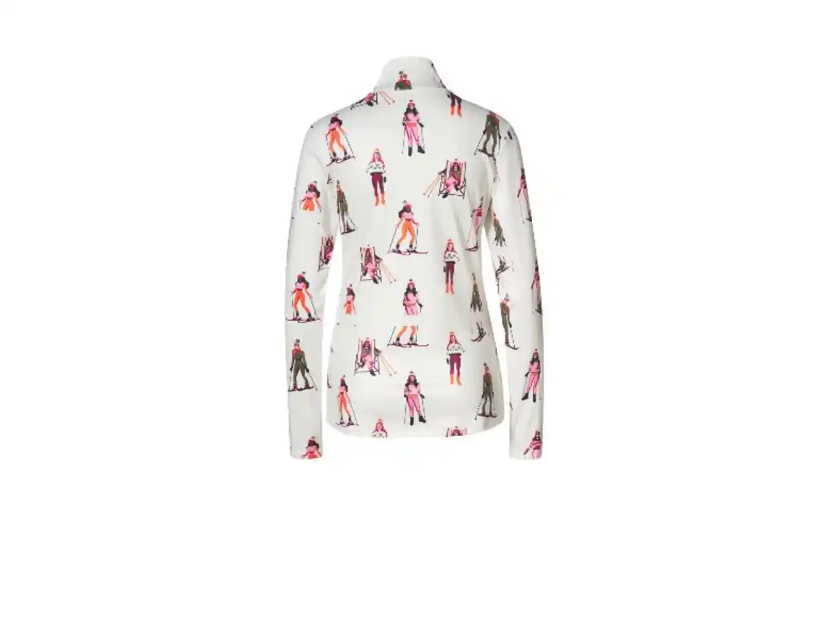 Bild 4 von CRIVIT Damen Funktionsshirt, Stehkragen mit Reißverschluss und Kinnschutz