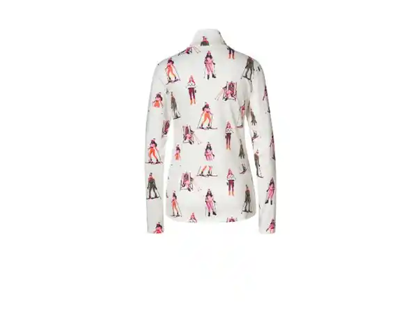 Bild 4 von CRIVIT Damen Funktionsshirt, Stehkragen mit Reißverschluss und Kinnschutz